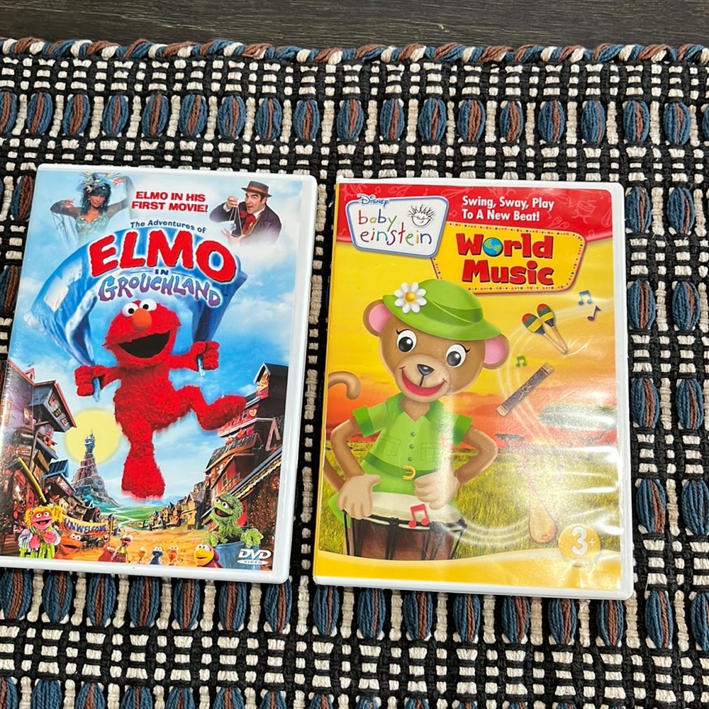 🌟SALE!  3 for $14!!🌟 Elmo and baby Einstein DVDs